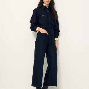 SessunAlberwool Pants - Black