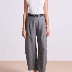 Apiece ApartBari Wool Trouser - H.Grey