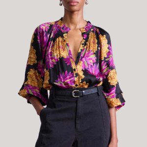Apiece ApartTrini Top in Pom Floral