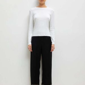 LesetBarb Lace Crop Pant - Black