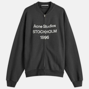 Acne Studios1996 Zip Sweat Bomber - Black