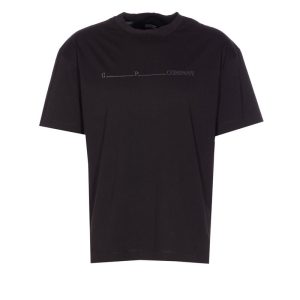 C.P. CompanyLogo T-shirt - Black