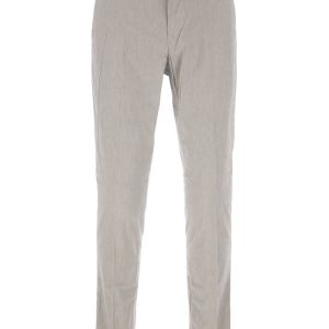 DondupEmbroidered Stretch Lyocell Blend Pants - Ghiaccio