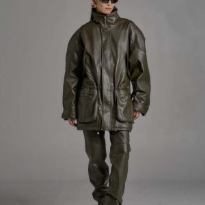 The NKC StoreDrew Vegan Leather Pants