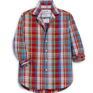 Frank & EileenEileen Relaxed Button Up Shirt - Primary Color Plaid