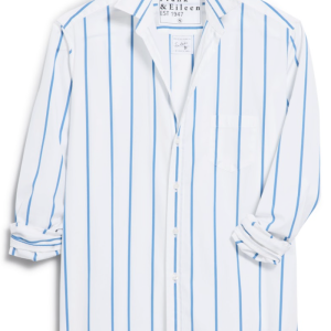Frank & EileenEileen Wide Stripe Shirt - Wide W/B Stripe
