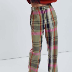 EVE GRAVELSamsi Pants - Pink Tartan