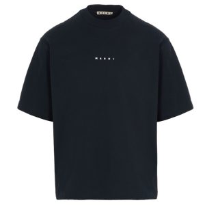 MarniLogo Printed T-Shirt - Blue