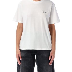 Maison MargielaMM6 Logo T-Shirt - White
