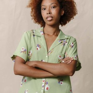 CarleenNancy Button-Waist Shirt