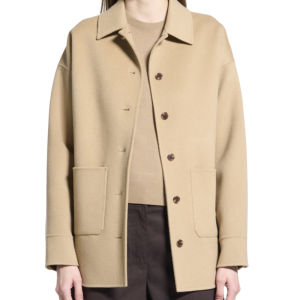 TheoryOversized Shirt Jacket - New Camel