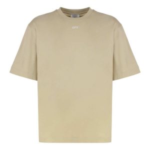 Off-WhiteCotton Crew-Neck T-Shirt - Beige