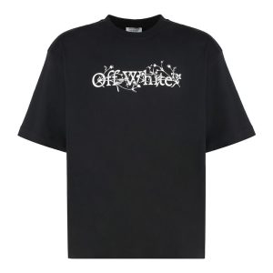 Off-WhiteCotton Crew-Neck T-Shirt - Black