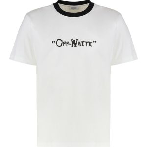Off-WhiteCotton Crew-Neck T-Shirt - White