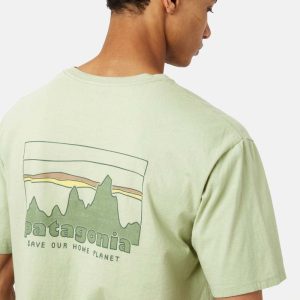 Patagonia73 Skyline Organic T-Shirt - Green