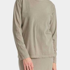 Black CraneRegular Long Sleeve - Limestone
