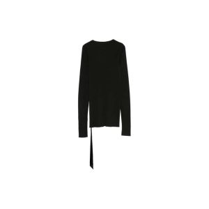 Rick OwensRib Long Sleeve Top - Black