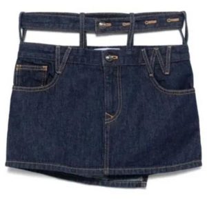 Vivienne WestwoodSunken Orb Indigo Mini Skirt