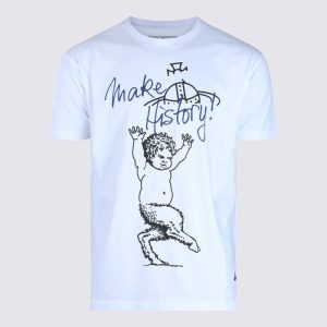 Vivienne WestwoodWhite Cotton T-shirt - White