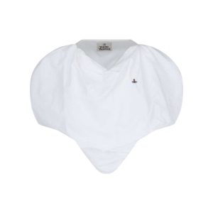 Vivienne WestwoodHeart Crop Top - White