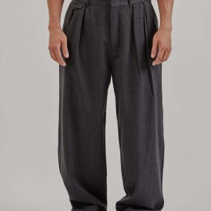 NanamicaWool Gabardine Pleat Pants