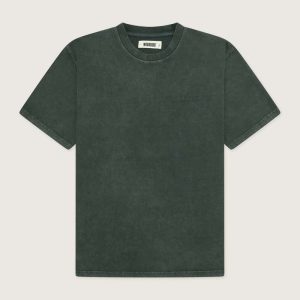 woodbirdBaine Washed Tee - Forrest Green