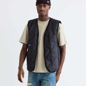 woodbirdTrais Quilt Vest - Black